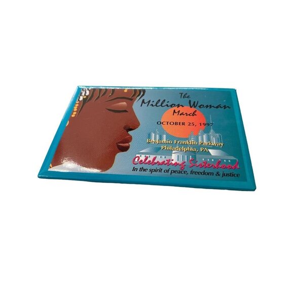 The Million Woman March October 25 1997 Philadelphia Pinback Button Celebrating - Picture 5 of 13